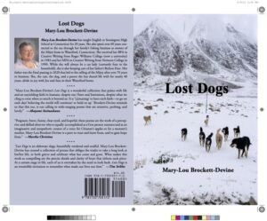 Front and Back covers of chapbook "Lost Dogs" by Mary-Lou Brockett-Devine
